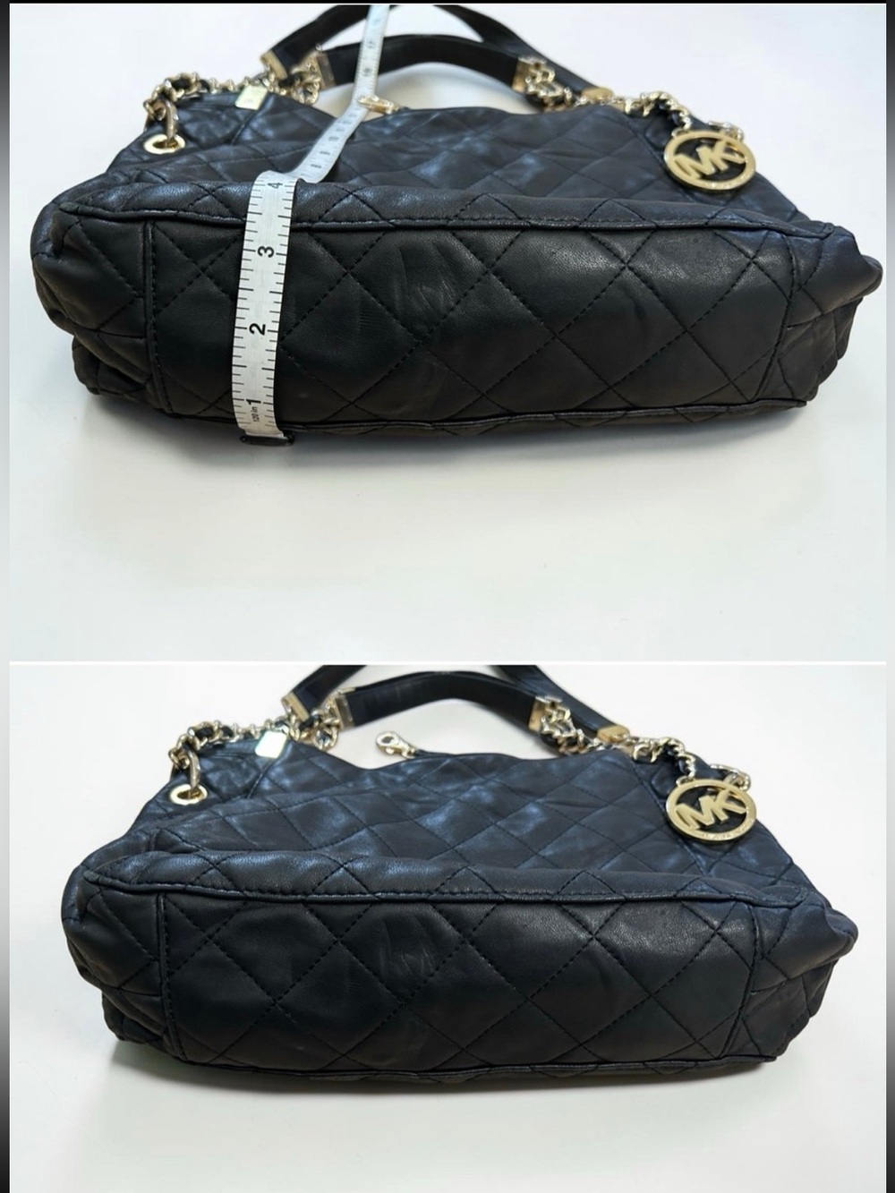 Michael Michael Kors Susannah Shoulder Tote Bag AI-1306 Quilted Leather - Picture 6 of 13